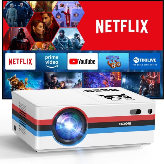 Smart Projector with WiFi and Bluetooth